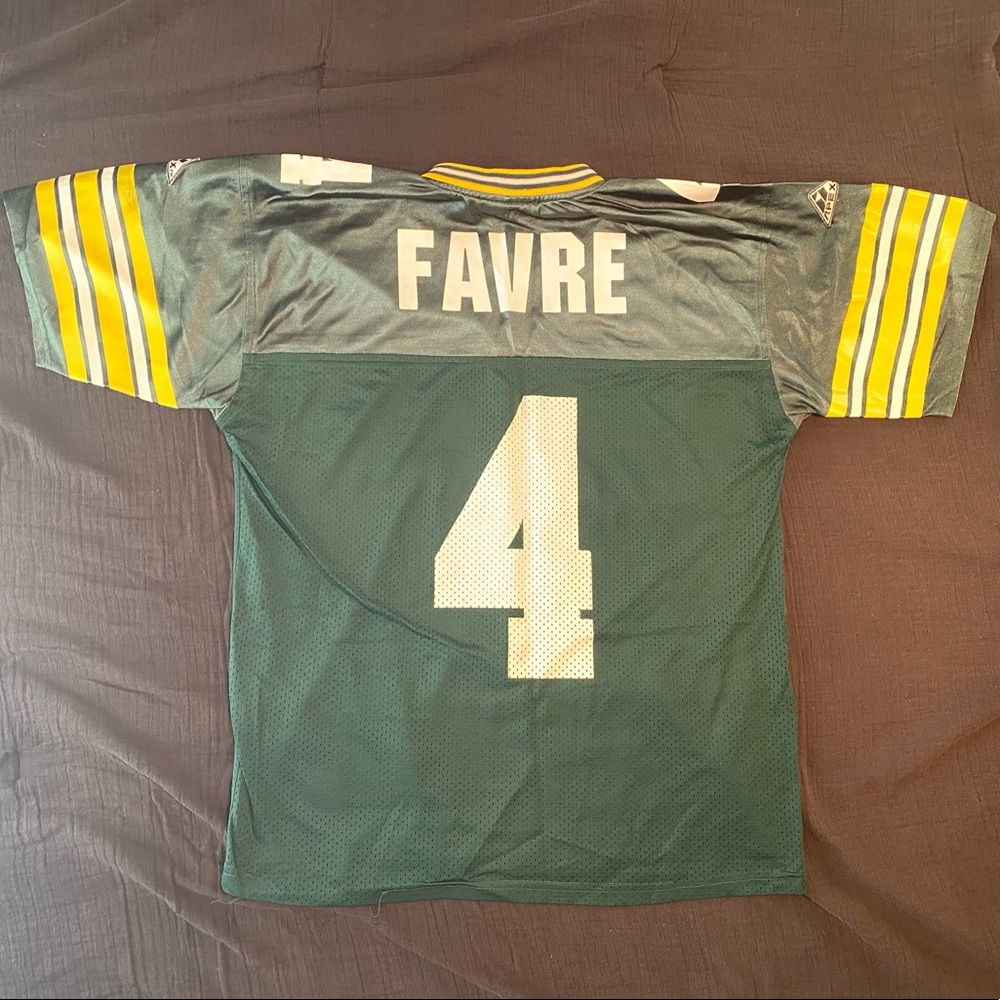 Brett Favre #4 Green Bay Packers Football Jersey